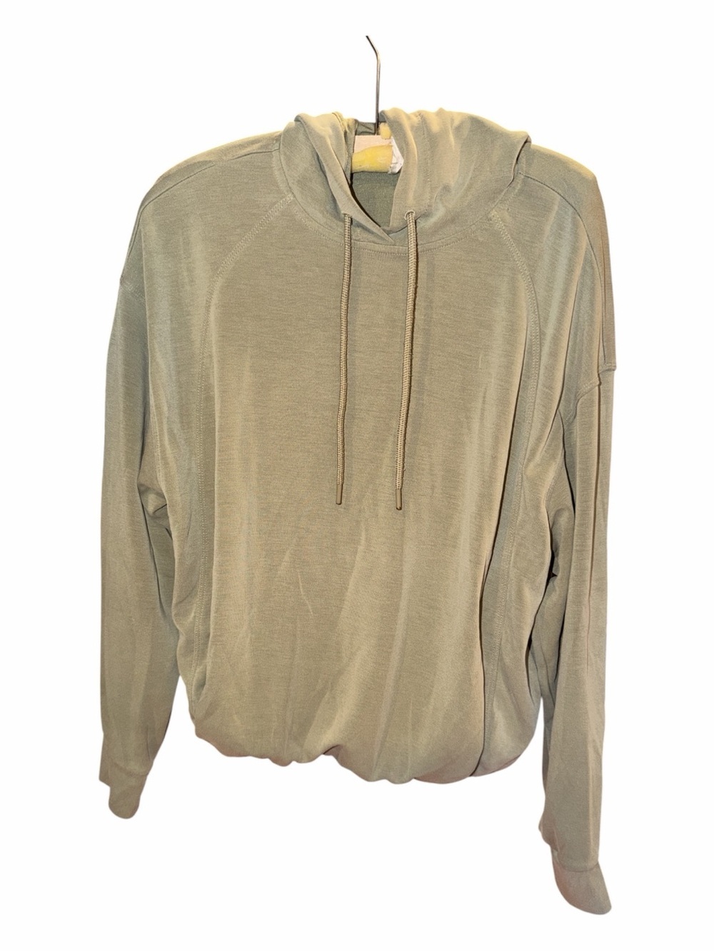 Athleta bubble, hem, hoodie green